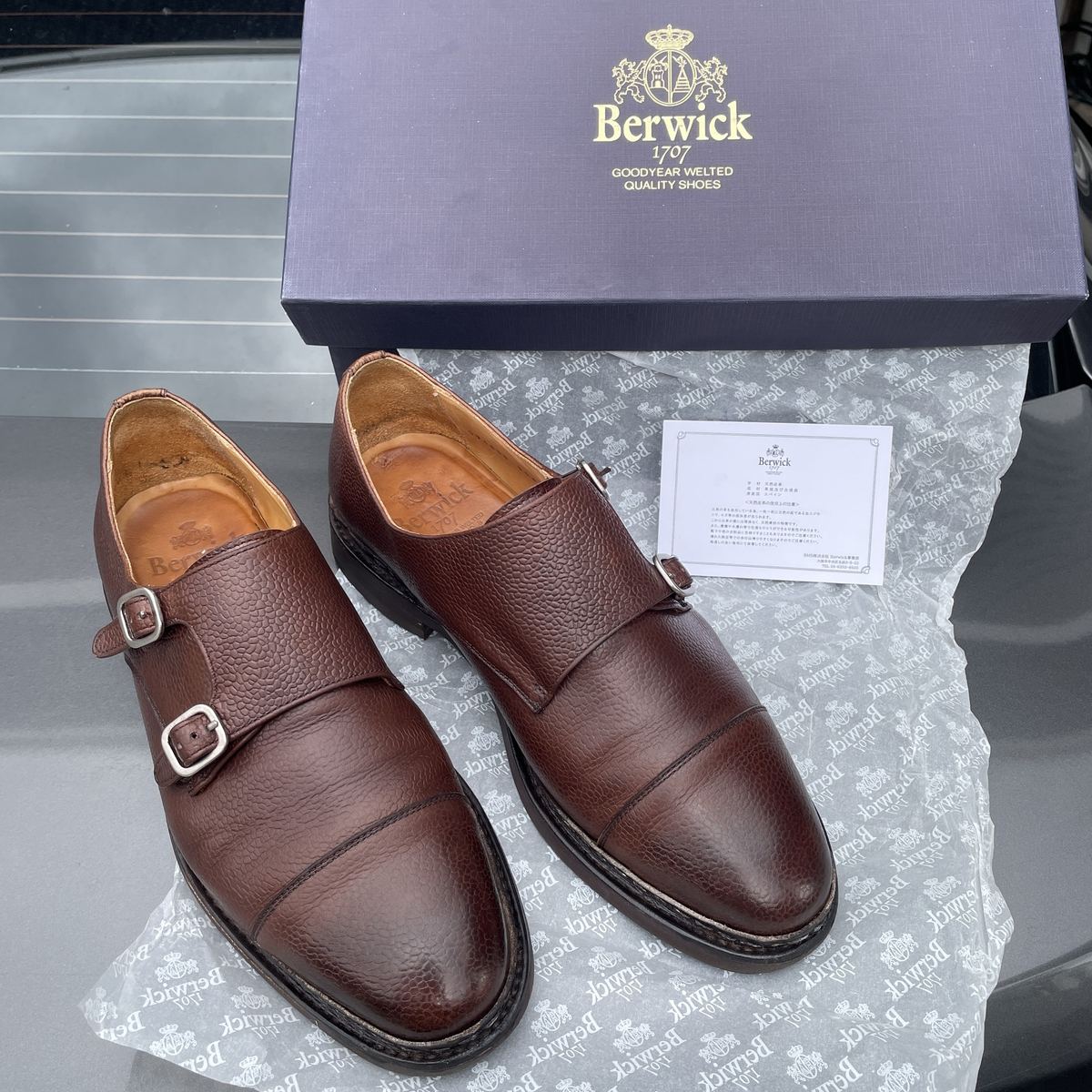 Berwick1707 Double Monk Strap — Style No. 5245 รูปที่ 1