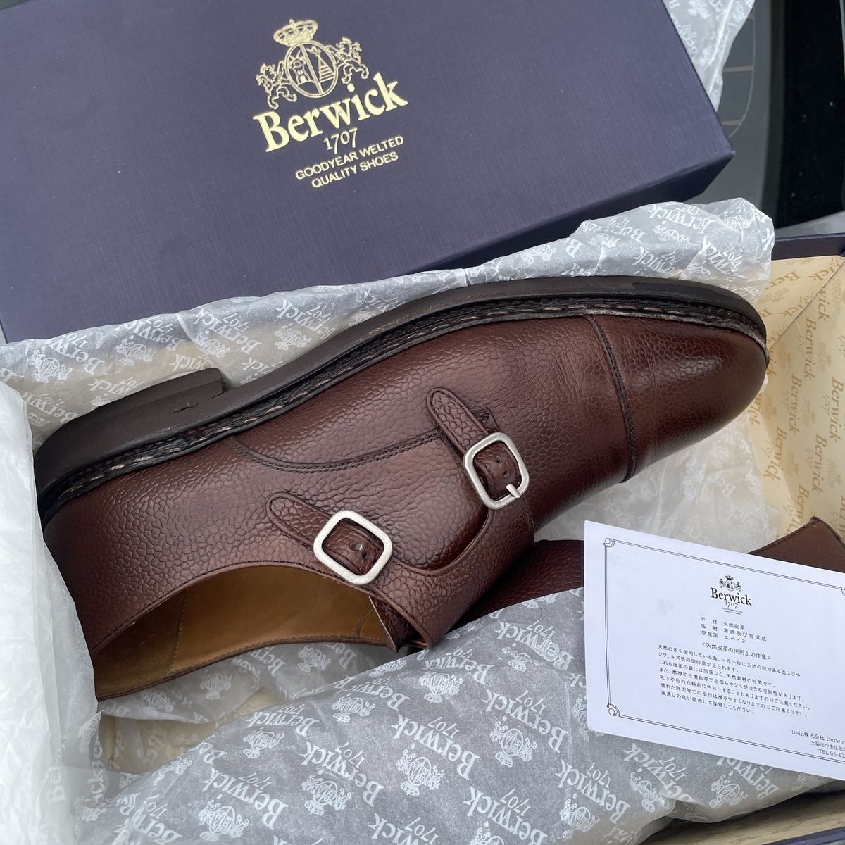 Berwick1707 Double Monk Strap — Style No. 5245 รูปที่ 8