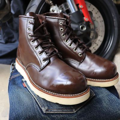 CYBER 6" Round Plain Toe Wedge Boot (ไม่มีรหัสรุ่นในป้าย)