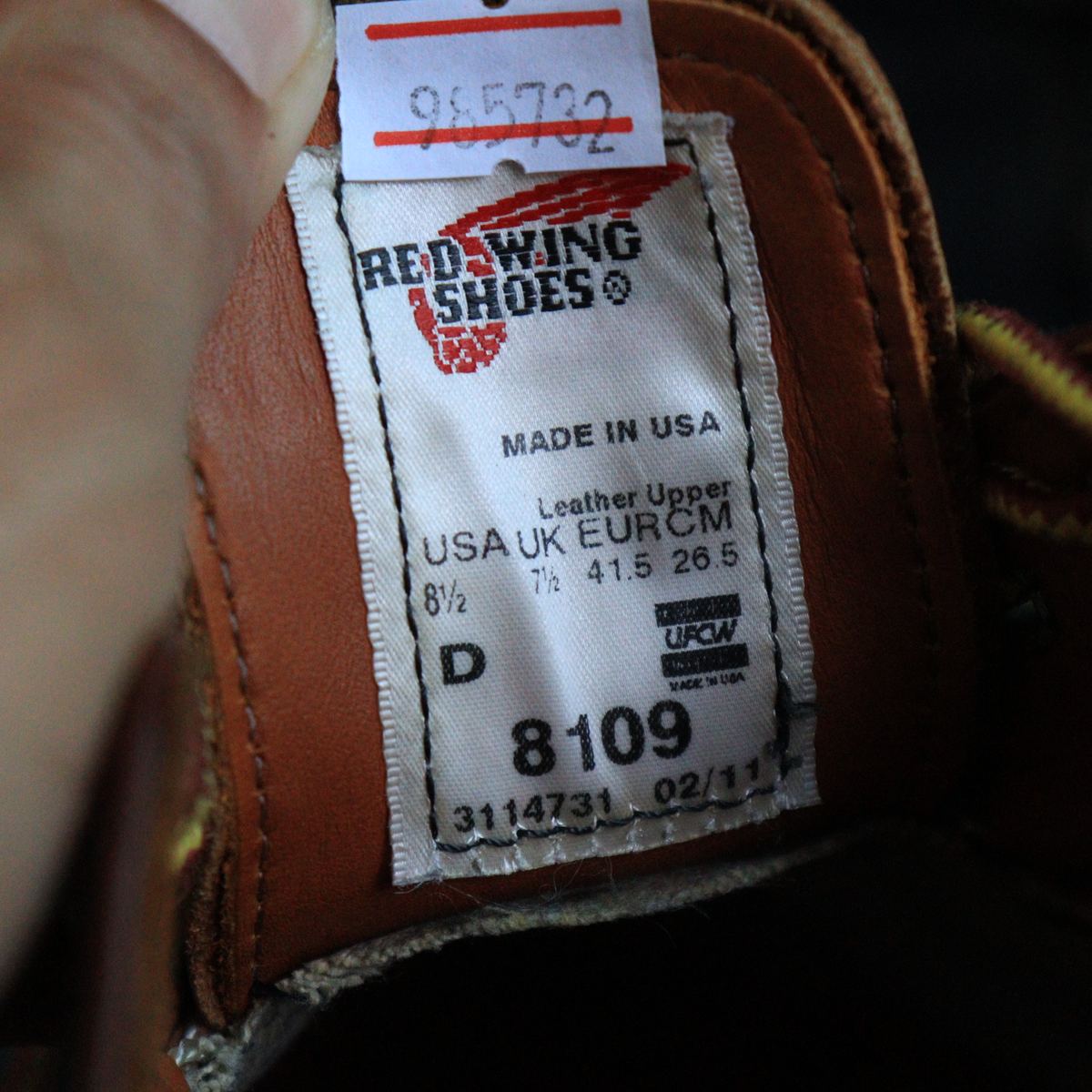 RedWing 8109 Classic Oxford Moc Toe รูปที่ 8